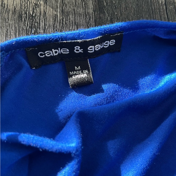 Dressy Blue Top - Picture 3 of 4